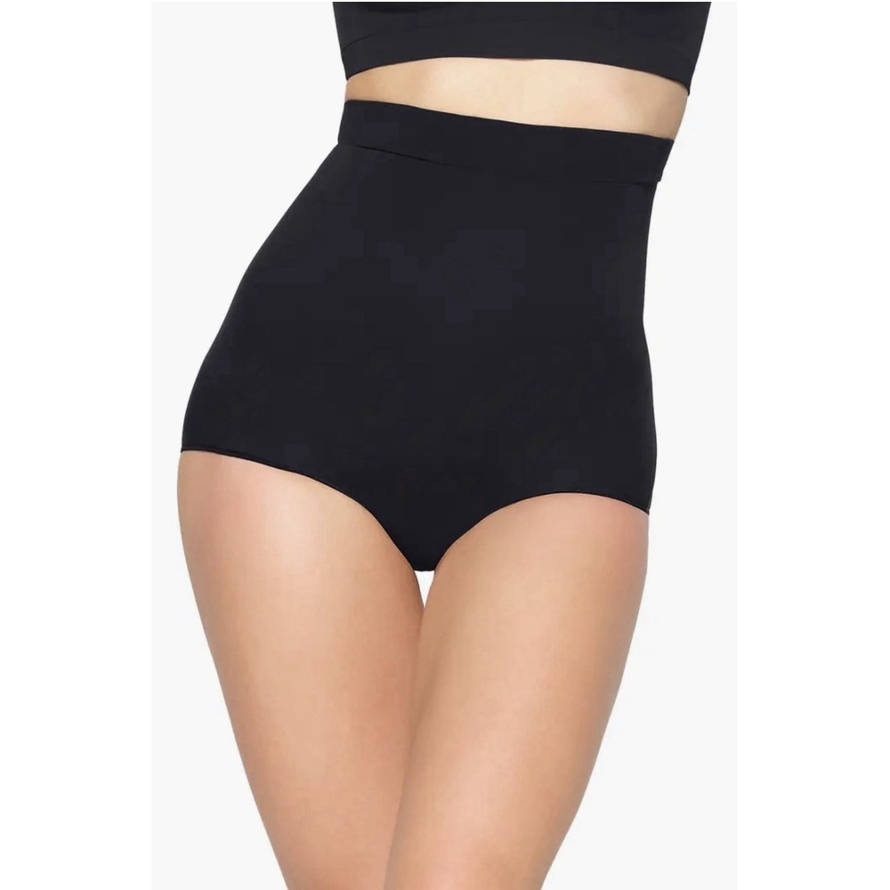 SKIMS Everyday Sculpt Brief Large Black High Waisted Shapewear Compression NWT